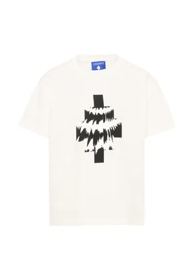 County Of Milan Kids' Graphic-print T-shirt In Neutral