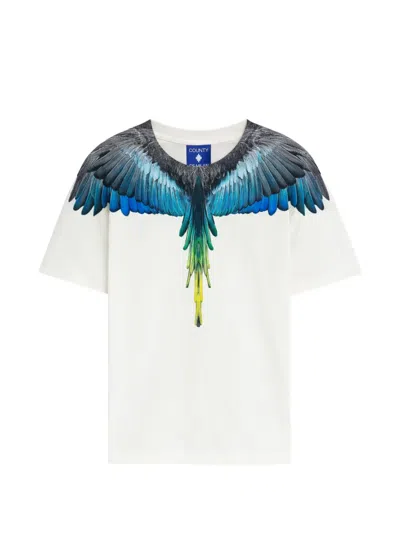 County Of Milan Kids' Graphic-print T-shirt In White