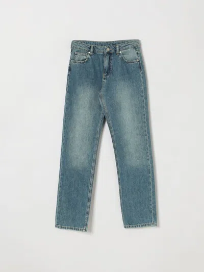 County Of Milan Jeans Kids Color Denim In Blue