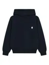 County Of Milan Logo Hooded Top In Black