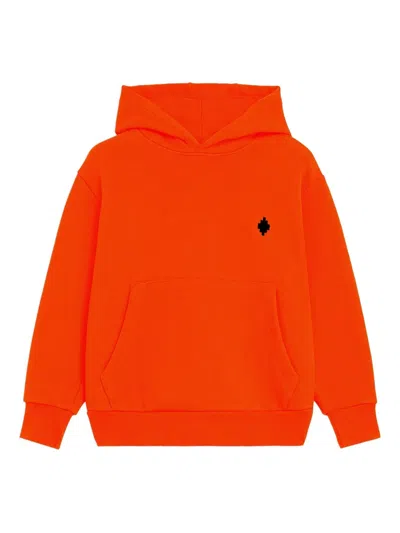 County Of Milan Kids' Logo Hooded Top In Orange