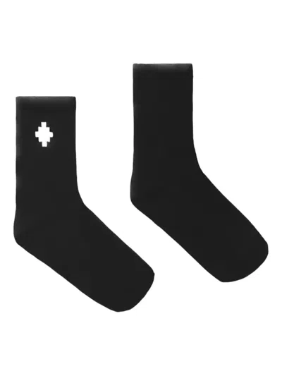 County Of Milan Kids' Logo Socks In Black