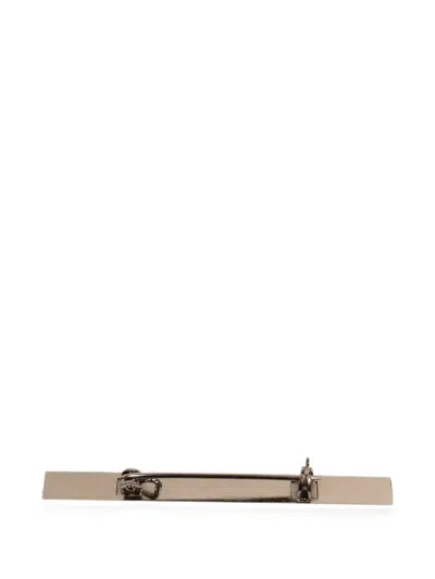 County Of Milan Logo Tie Pin In Brown