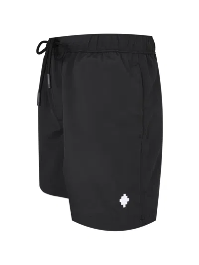 County Of Milan Logo-print Drawstring Shorts In Black