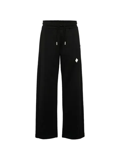 County Of Milan Kids' Logo-print Drawstring Track Pants In Black