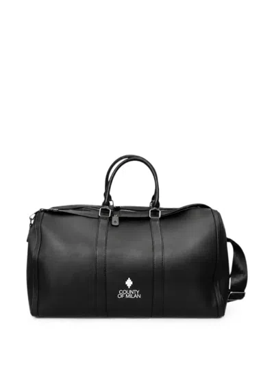 County Of Milan Logo-print Holdall In Black