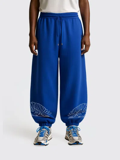 County Of Milan Pants  Men Color Gnawed Blue In White