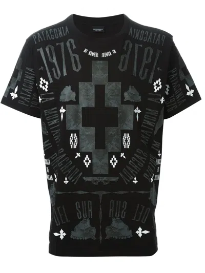 County Of Milan 'patagonia' Printed T-shirt In Black