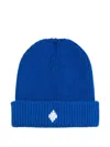 County Of Milan Ribbed Beanie In Blue