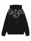 County Of Milan Snake-print Hoodie In Black