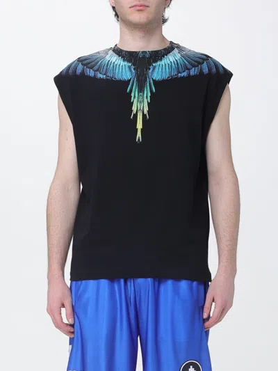 County Of Milan Wings-print Tank In Black