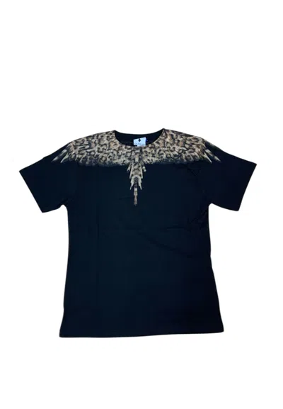 County Of Milan T-shirt Half Sleeve Woman  Animal Wings In Blue