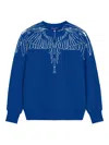 County Of Milan Wings Graphic Sweatshirt In Blue