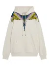 County Of Milan Wings-print Hoodie In Neutral
