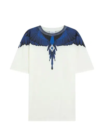 County Of Milan Wings-print T-shirt In Neutral