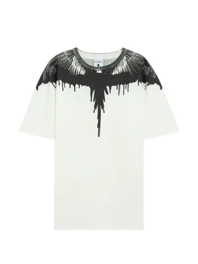 County Of Milan Wings-print T-shirt In Neutral