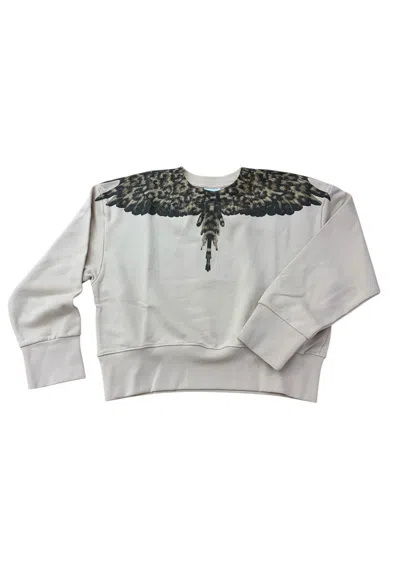 County Of Milan Women's Crew Neck Sweatshirt  Print Wings Animalier In Gray