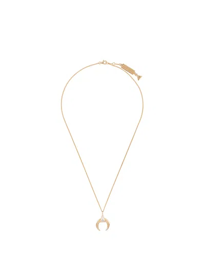 Coup De Coeur Horn Pendant Necklace In Gold
