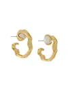 Coup De Coeur Liquid Hoop Earrings In Gold