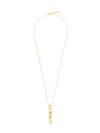 Coup De Coeur Wave Pendant Necklace In Yellow