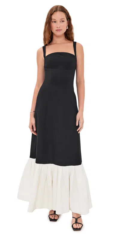 Couper Margaret Tie-back Gown Tuxedo In Black