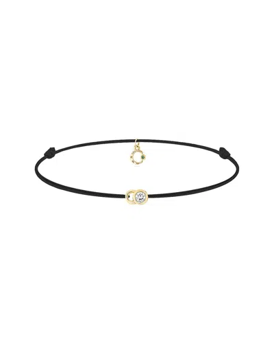 COURBET 18K 0.05 CT. TW. LAB GROWN DIAMOND LET'S COMMIT BRACELET