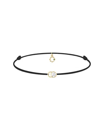Courbet 18k 0.15 Ct. Tw. Lab Grown Diamond Let's Commit Bracelet