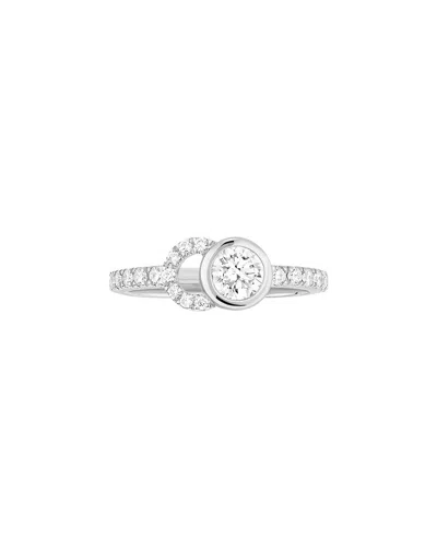 Courbet 18k 0.65 Ct. Tw. Lab Grown Diamond Ring In Silver