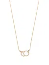 Courbet 18kt Recycled Yellow Gold Celeste Laboratory-grown Diamond Pavé Pendant Necklace In Gold
