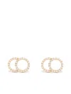 Courbet 18kt Recycled Yellow Gold Celeste Large Pavé Set Laboratory-grown Diamond Stud Earrings In Gold