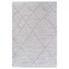 Couristan Diamante Geo Linear Indoor Rectangular Accent Rug In White