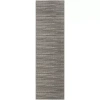 Couristan Larvotto Indoor/outdoor Rectangular Runner Rug In Gray