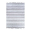 Couristan Lavalette Striped Reversible Indoor Outdoor Rectangular Accent Rug In Gray