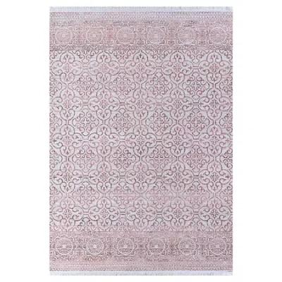Couristan Liege Medallion Indoor Rectangular Accent Rug In Purple