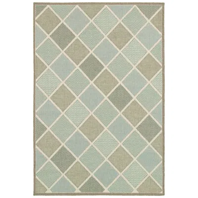 Couristan Monaco Meritian 5'3"x7'6" Multi-color Outdoor Area Rug