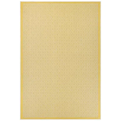 Couristan Monaco Sea Pier 2'x3'7" Sand And Lemon Outdoor Rug
