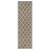 Couristan Ocean Port Indoor/outdoor Rectangular Runner Rug In Brown