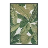 Couristan Palm Lily Indoor Outdoor Rectangular Accent Rug In Green
