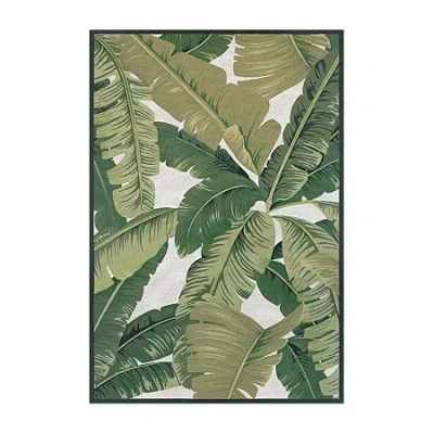 Couristan Palm Lily Indoor Outdoor Rectangular Accent Rug In Green
