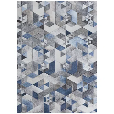 Couristan Prairie Falsterbo Denim 3'9"x5'5" Rectangular Area Rug