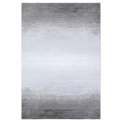 Couristan Serenity Weathered Rectangular Rugs In Gray