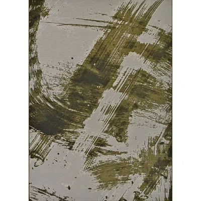 Couristan Yasmin Floral Ispaghan Black / Beige Traditional Rug In Tea Leaf