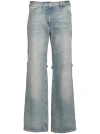 Courrèges Courreges Pre Baggy Denim Jeans In Blue