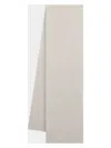 Courrèges Ac Ribbed Scarf Courreges Wool Neutral In Neutral