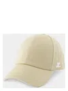 Courrèges Signature Cap In Beige