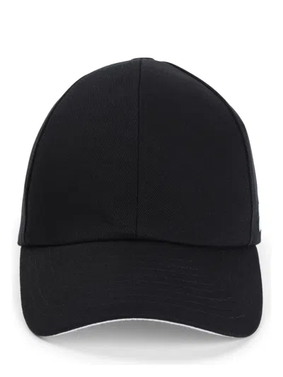 Courrèges Men's Signature Cap In Black
