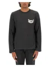 Courrèges T-shirt With Logo In Black