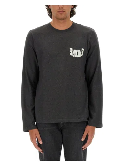 COURRÈGES MEN'S T-SHIRT WITH LOGO