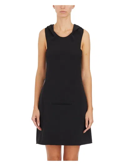 COURRÈGES WOMEN'S ABITO MINI SPACE CON CAPPUCCIO