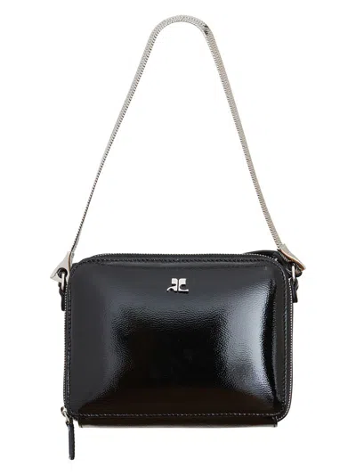 Courrèges Women's Cloud Bag With Chain In Black